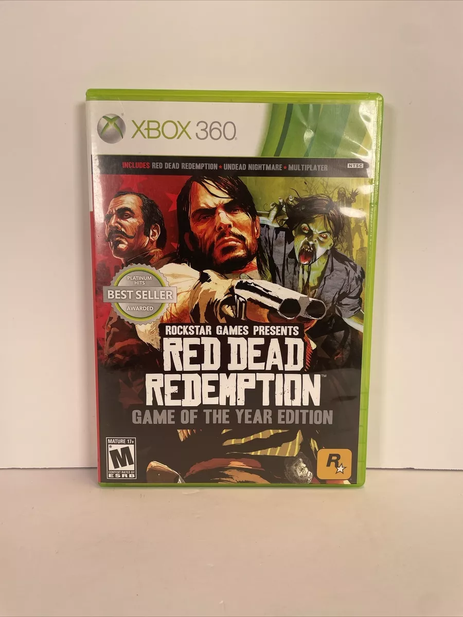 NEW Red Dead Redemption Game of the Year Edition (Microsoft Xbox 360 One,  2011)