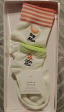 New LC Lauren Conrad Mommy & Me Socks Big Slice/Little Slice sz 9-11 & 4-6 -1479