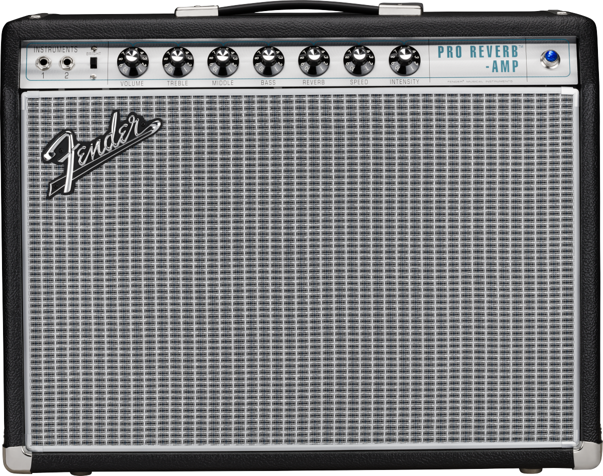 Fender 68 Custom Vibro Champ Reverb 120V Amplifier for sale 