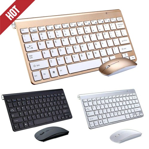 Mini Wireless Keyboard And Mouse Set Waterproof 2.4G For Laptop PC Computer