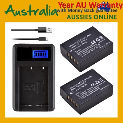 Portable Charger Fujifilm Xt3 Power Bank 2x Battery/USB LCD