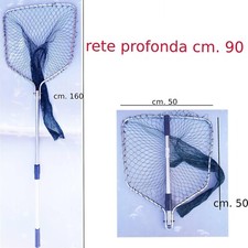 Guadino Pesca Barca Mare Grande Chiudibile Robusto rete profonda 90 cm