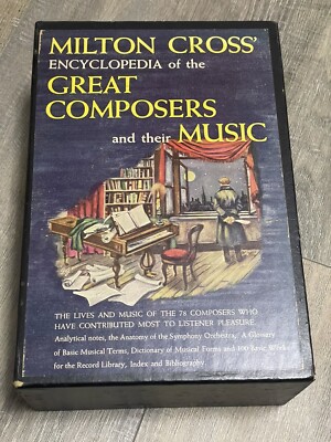 1953 Milton Cross' Encyclopedia of the GREAT COMPOSERS And Their MUSIC ...