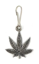 Bud Leaf Zipper Pull Motorcycle Ride Biker Accessory Gift Charm BZP-30, USA