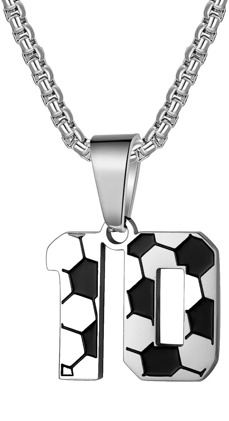 Moda acero inoxidable deportivo Collares y Colgantes