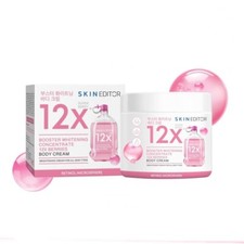 Skin Editor Booster Whitening Concentrate 12X Berry Body Cream nourish 200g.