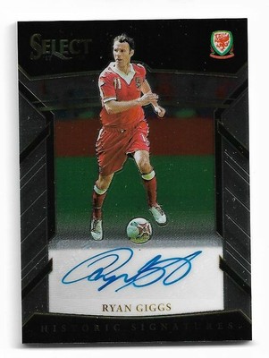 panini select 17-18 ryan giggs auto /60 ライアンギグス ウェールズ 