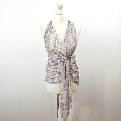 Ego - Neckholder Top - Grau - Small