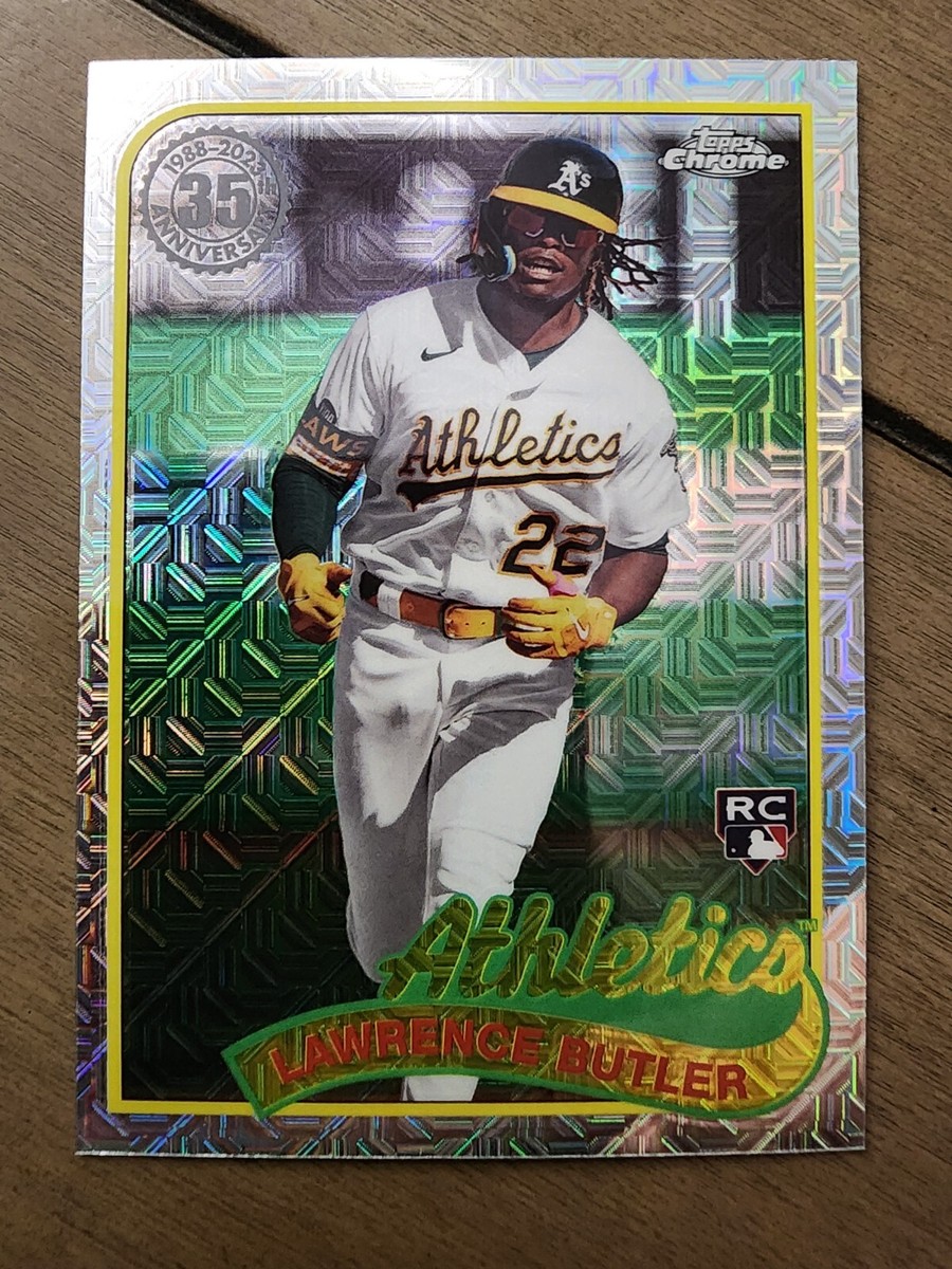 Lawrence Butler 2024 Topps Series 1 Silver Pack Chrome Rookie RC 