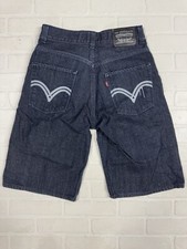 Vtg Y2K Levis 579 Baggy Jean Shorts Men  s 29 Indigo Grunge Skate Hip Hop