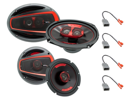 MB Quart 6.5 Front & 6x9 Rear Speakers for 1998-2007 Honda Accord