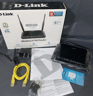 D-Link DIR 615 Wireless N Cloud Broadband Router 300 Mbps App Enabled 4-Port