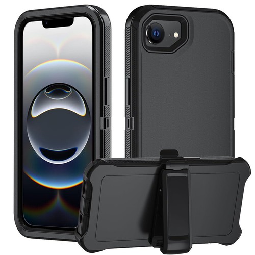 For iPhone 16e Case 2025 Shockproof Heavy Duty Military Bumper Phone Cover Hard