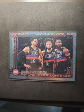 2025-26 Topps Basketball Pistons Shoot Lights Out #279 Holo Foil - Detroit NM