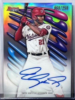 SMALL SCRATCH Elijah Green 2023 Bowman's Best Shellacked Autograph #060/250