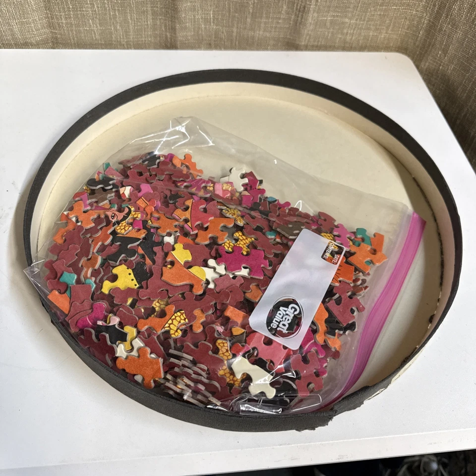 Read Missing Pieces SPRINGBOK 复古 1967 年 The Seven Deadly Sins 圆形拼图 — 第 2/4 张图片