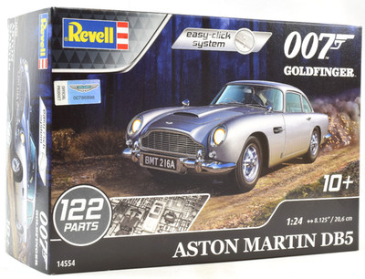 James Bond 007 - Aston Martin DB5  Revell 1/24 Plastic MODEL KIT 14554
