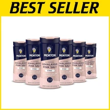 Himalayan Pink Salt, Fine Crystals, 17.6 oz, 6-Pack