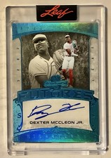 2025 Leaf Spectacular Futures Platinum Auto 4/5 Dexter McCleon Jr. 