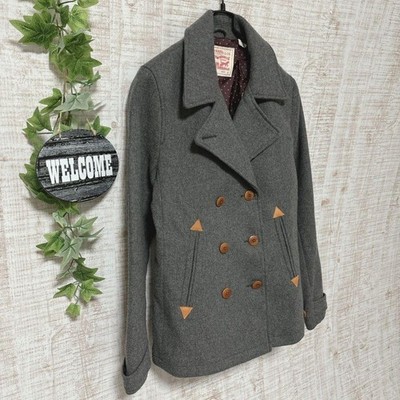 LEVI STRAUSS & CO. Jacket, Size S, Pea Coat, 55% Wool
