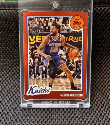 Mikal Bridges #80BK-38 2025 Topps 1980 card