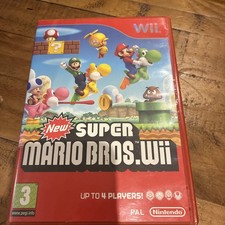 Nintendo Wii New Super Mario Bros Game No Manual VGC Fully Tested