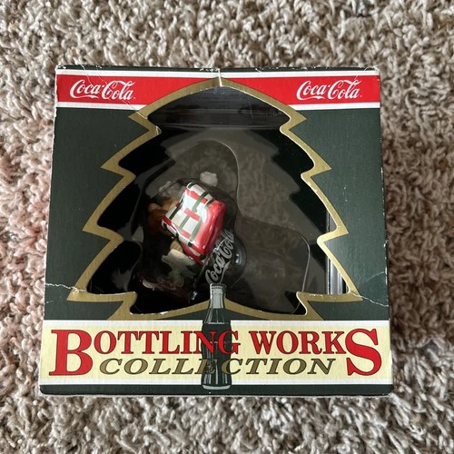 VTG 1992 Coca-Cola Bottling Works "Long Winter's Nap" Elf Ornament