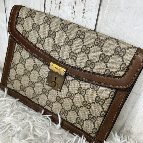 Gucci Second Bag Clutch Gg Supreme - Picture 3 of 18