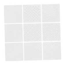 9 Teiliges Sashiko Schablonen Set: Kreative D...