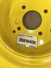 John Deere 650 Compact Utility Tractor Front 4wd Rim & 5.00-12 Ag Tire Bm19409!