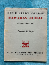 Home Study Course Hawaiian Guitar Steel Guitar