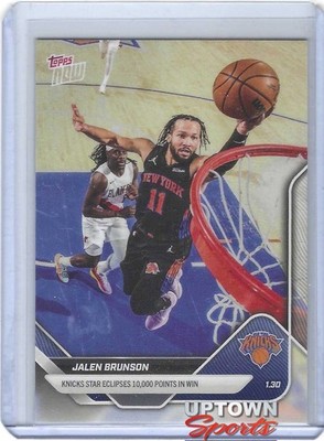 Jalen Brunson - 2025-26 NBA Topps NOW  - Card 155 - New York Knicks