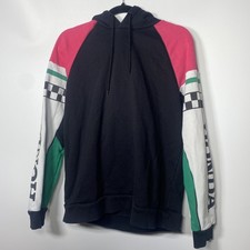 Forever 21 Honda Racing Sweatshirt Hooded Mens Size Medium Black Multicolor