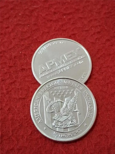 American Precious Metal's x2 1/2 TROY oz PROOF .999 FINE SILVER ROUND'S #MF-1234