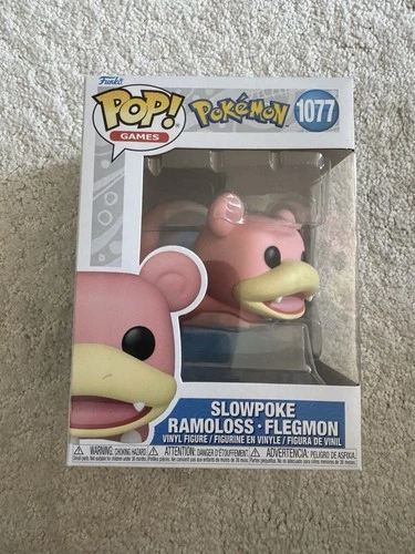 Funko Pop! Games Pokémon - Slowpoke #1077 Vinyl Figure W/ Protector