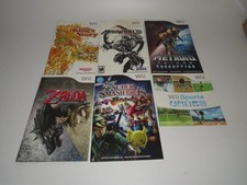Lot Of 6 Nintendo Wii Instruction Manuals