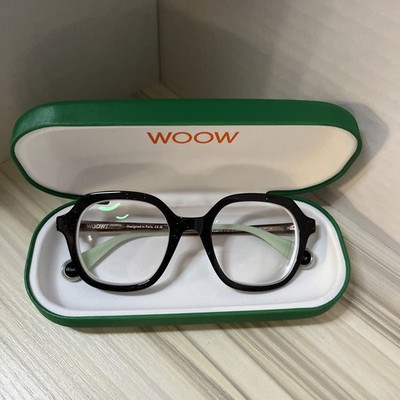 Eyeglasses WOOW Warm Up 1 / 5139 Frames Only New Black Glitter