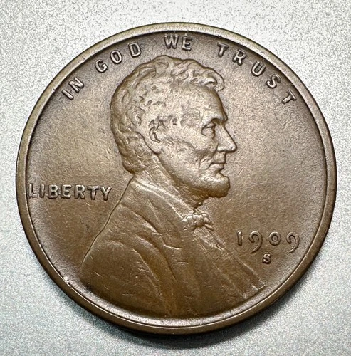1909-S  LINCOLN CENT   XF   KEY DATE  #1761