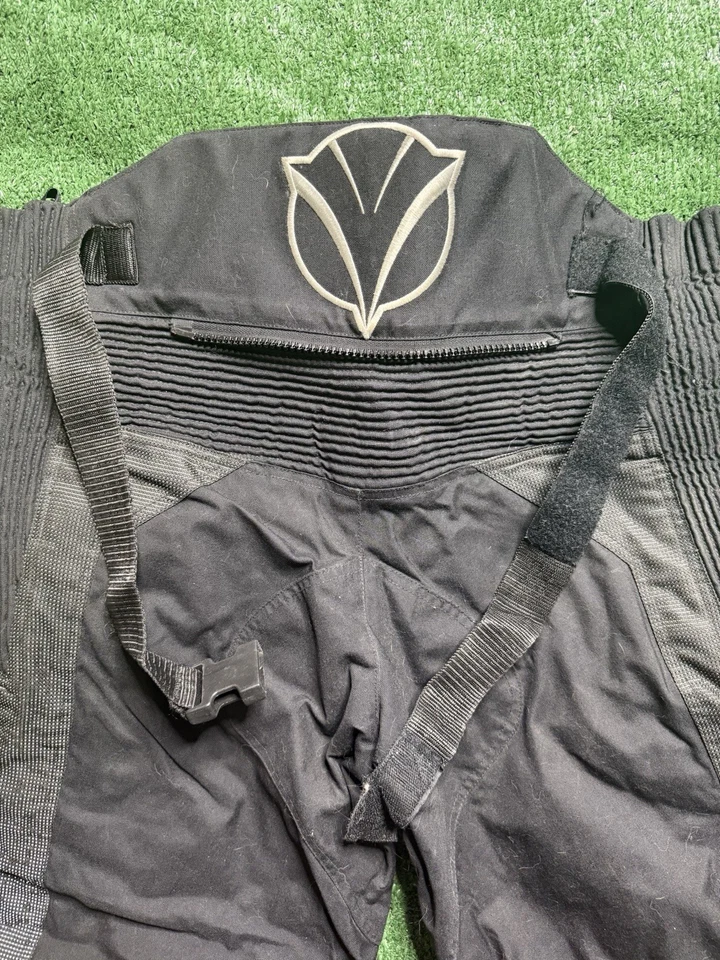 Pantalones de motociclista acolchados negros personalizados XL Foto 4 de 4