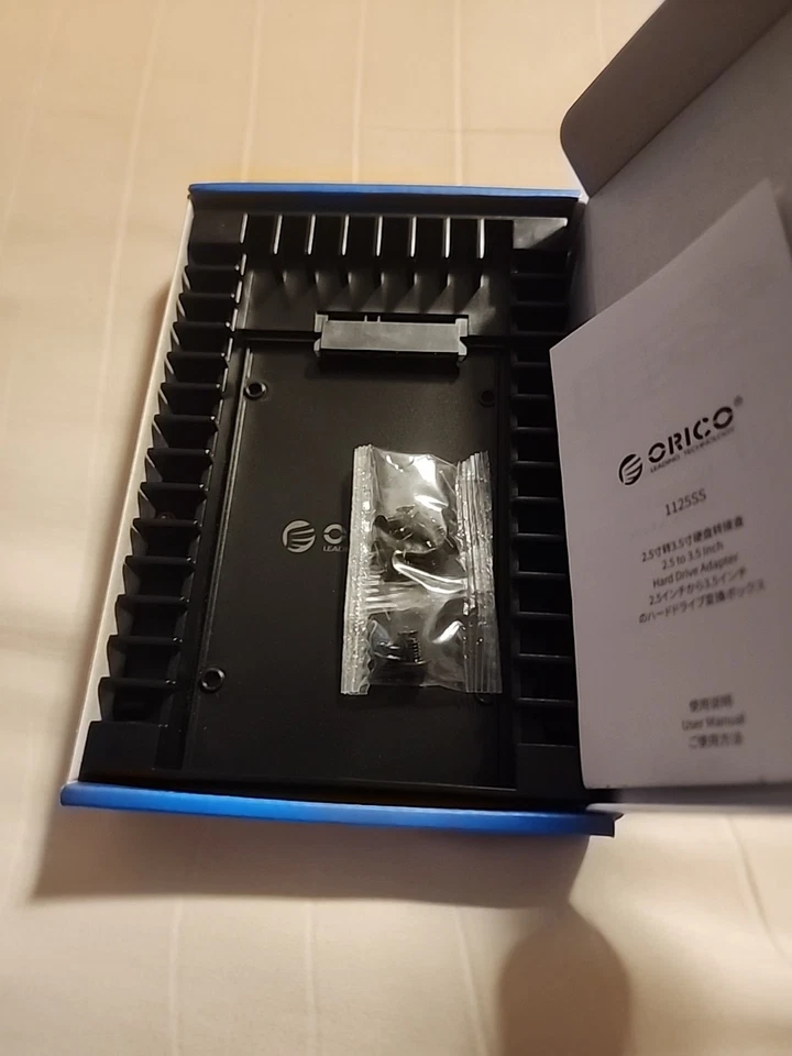 Orico 2.5" SSD to 3.5'' SATA Hard Drive Adapter 7-15mm Hard Drive (OPEN BOX) M5 - Image 3 of 3