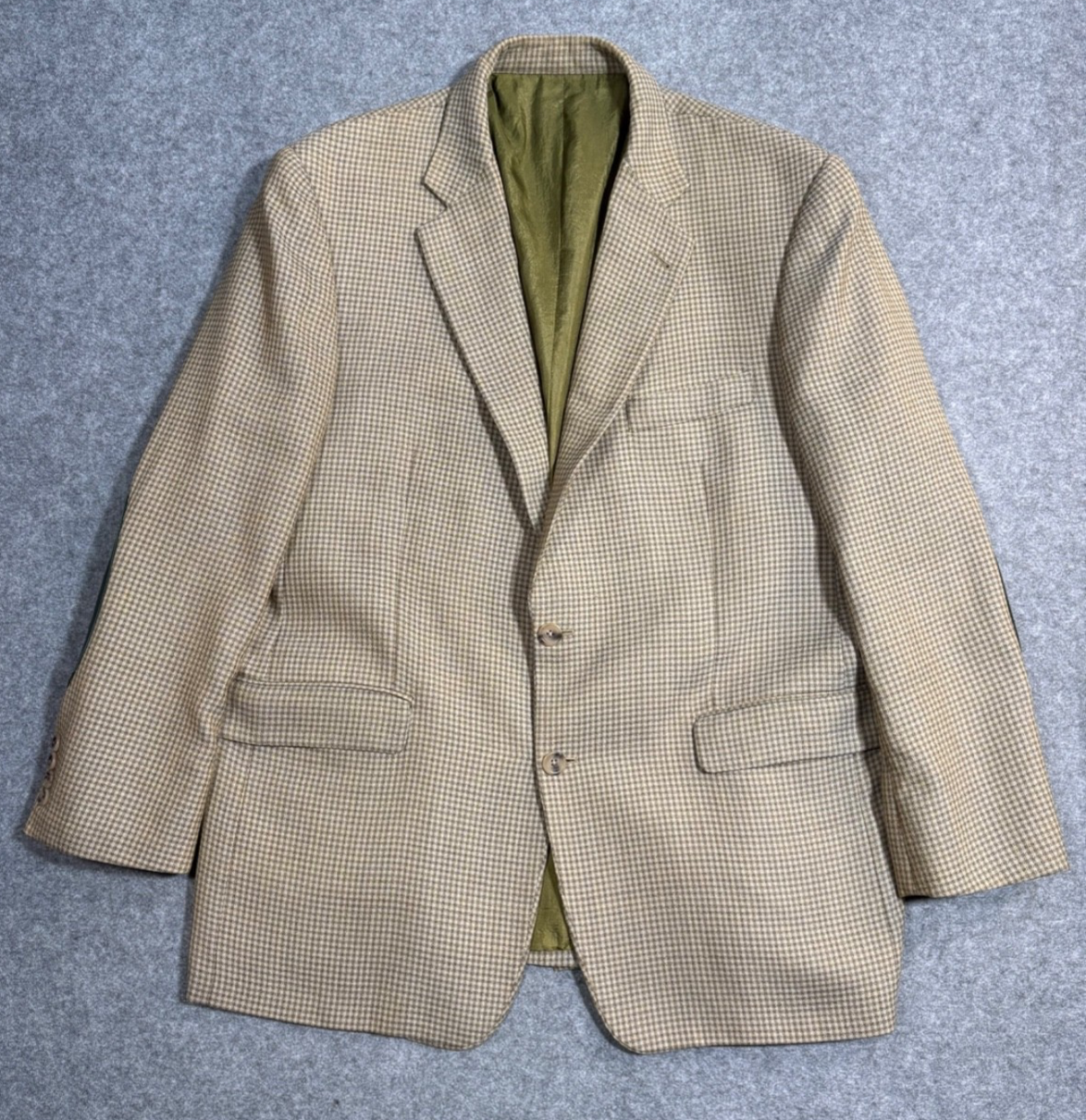 Vintage 90's Burberry London Men Kensington Wool Sport Jacket 44R Union Made USA