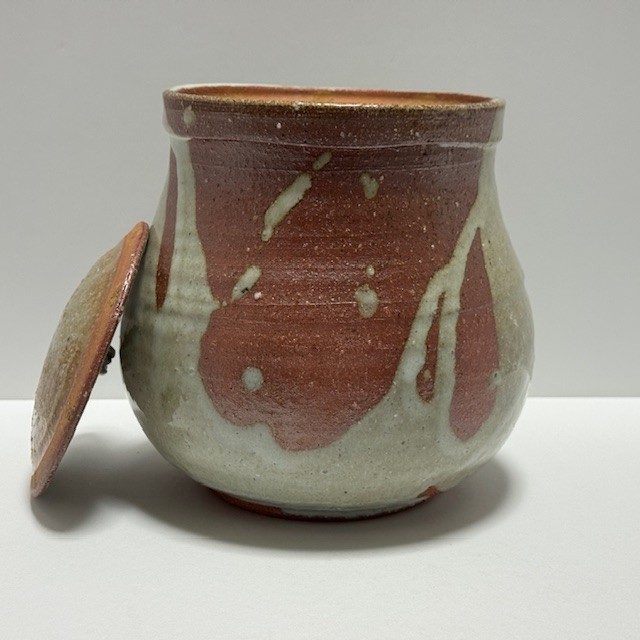 Japanese Tea ceremony Mizusashi Fresh Water Container Pot Shigaraki ware