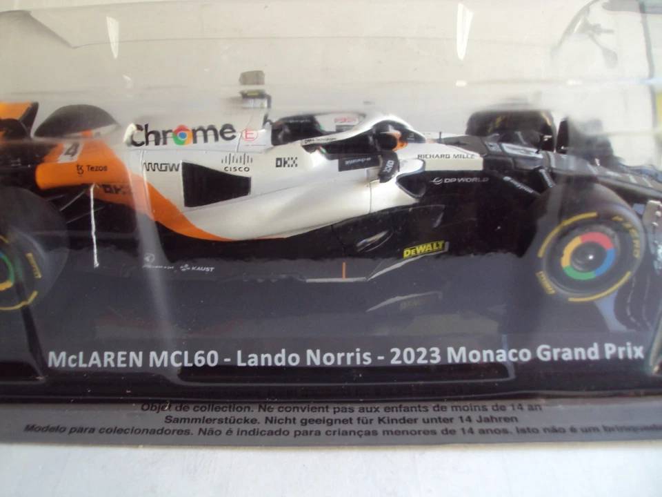 McLaren MCL60 Lando Norris 2023 G.P. Monaco scala 1/24 - Immagine 4 di 4