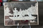1974 PURE SILVER FRANKLIN'S CURRIER & IVES WINTER IN THE COUNTRY - .999 FINE