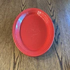 Fiestaware Large Oval Serving Platter Scarlet Red HLC  13”