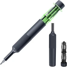 Kingwin 27-in-1 Precision Screwdriver Set Multi Bit Small Dark Gray 