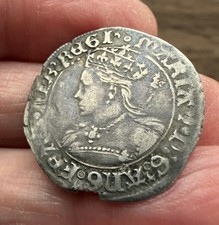 MARY I (TUDOR) 1553-1554. SILVER GROAT. EXCELLENT PORTRAIT.