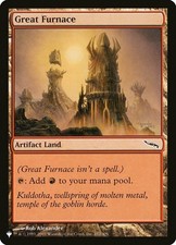 1x Great Furnace (Mirrodin) NM-Mint, English Mystery Booster / The List MTG Magi
