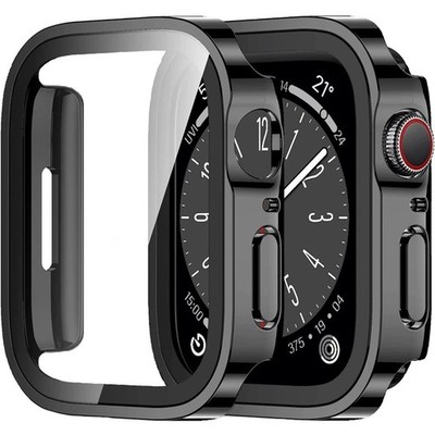 Für Apple Watch Hülle Series 10 9 8 7 6 5 4 SE Hart Displayschutzfolie Cover
