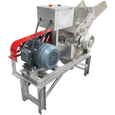 220V Hammer Crusher with 5mm Screen 304 Stainless Steel 5500W 1-5T/h